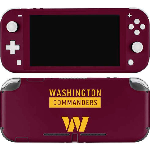 NFL Washington Commanders Nintendo Switch Lite Skin